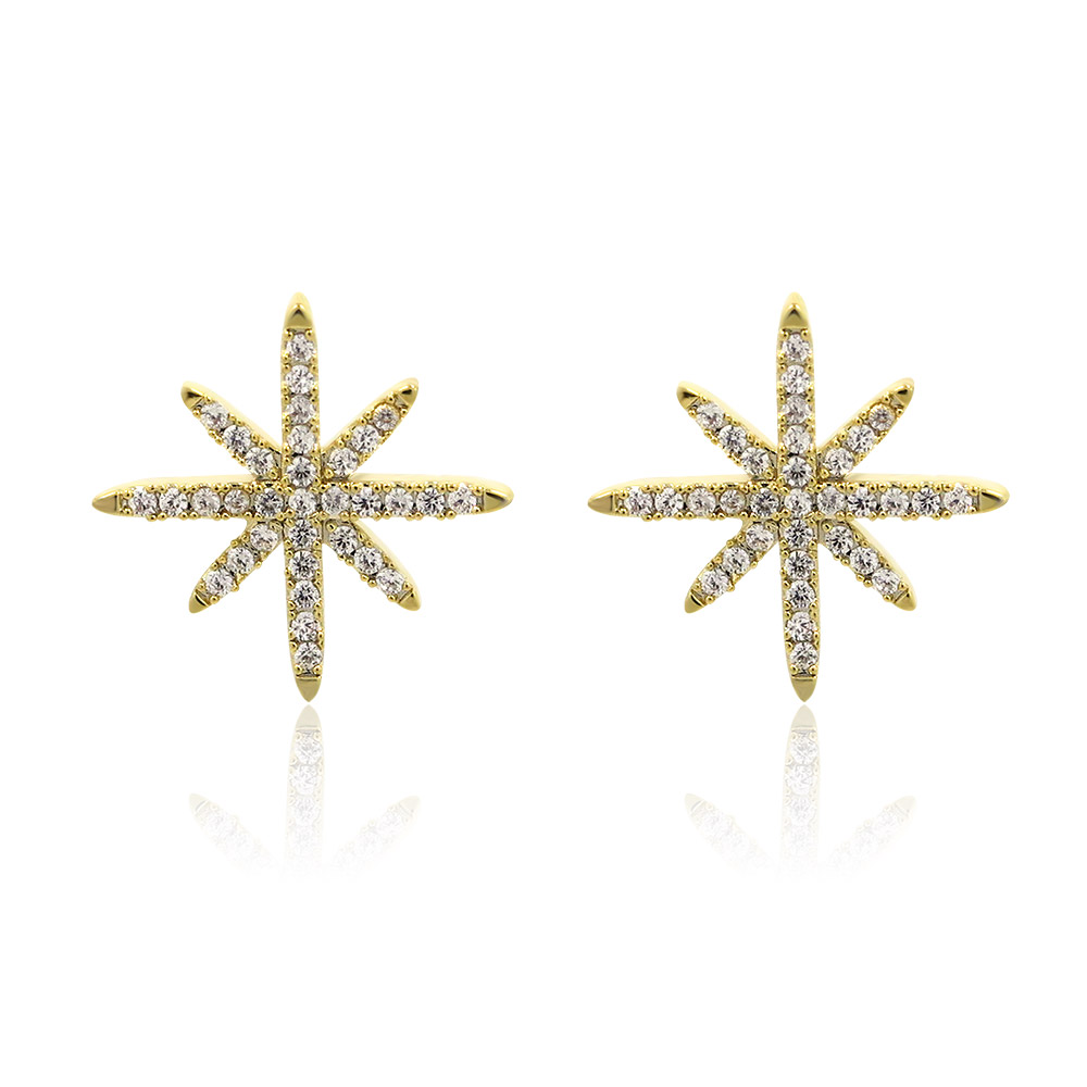 Starburst Stud Earrings